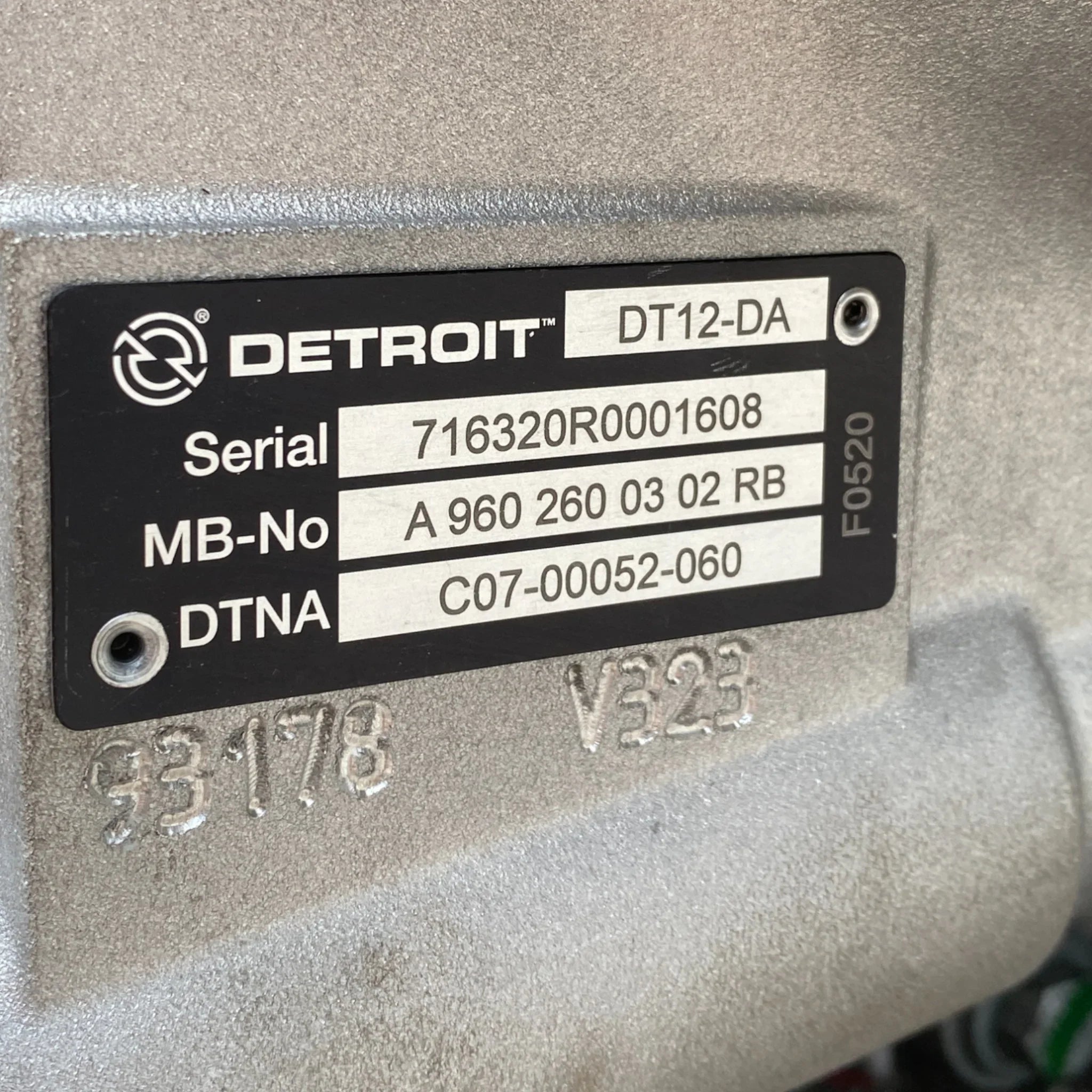 A9602600302RB Genuine Freightliner Automatic Transmission Assembly