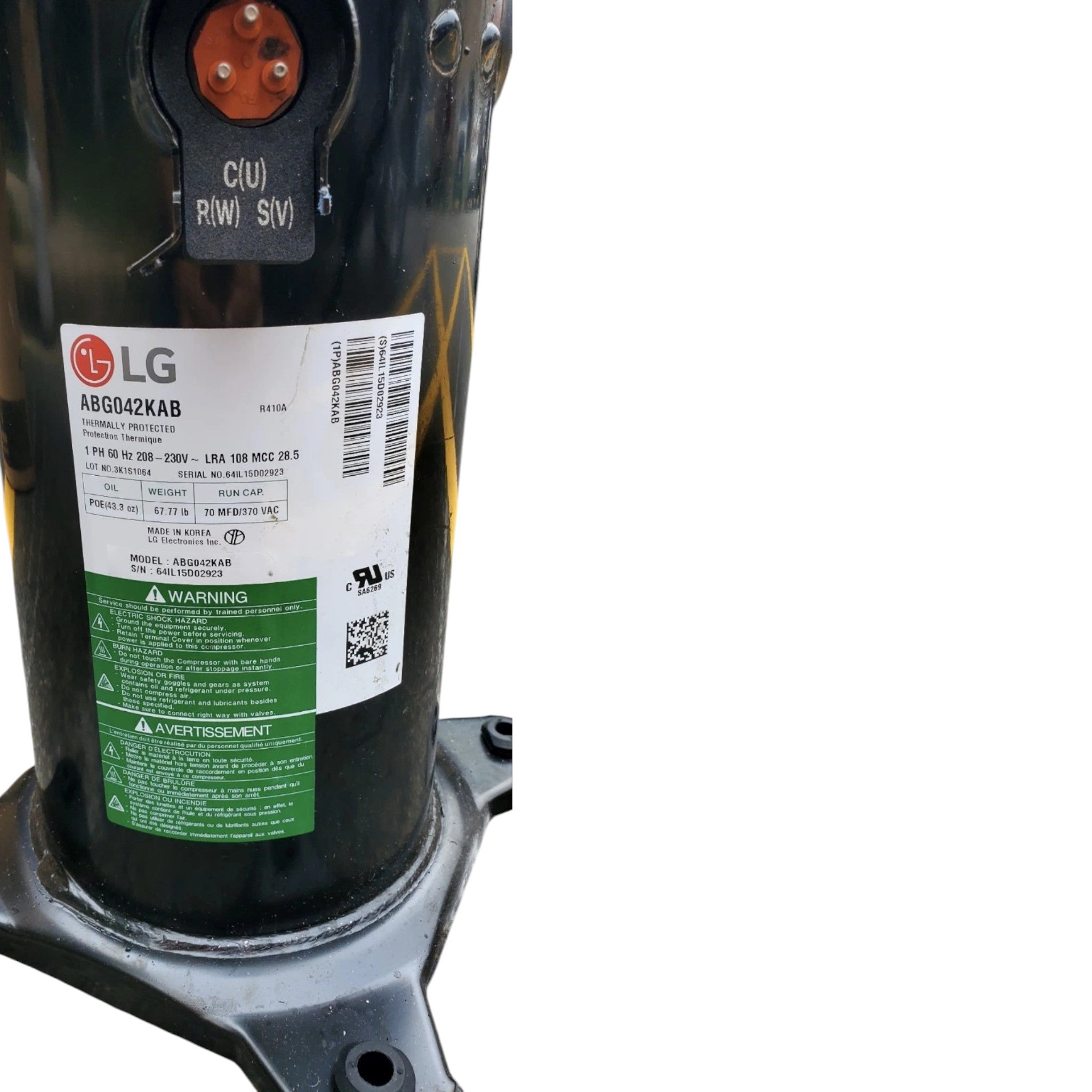 ABG042KAB LG Scroll Compressor