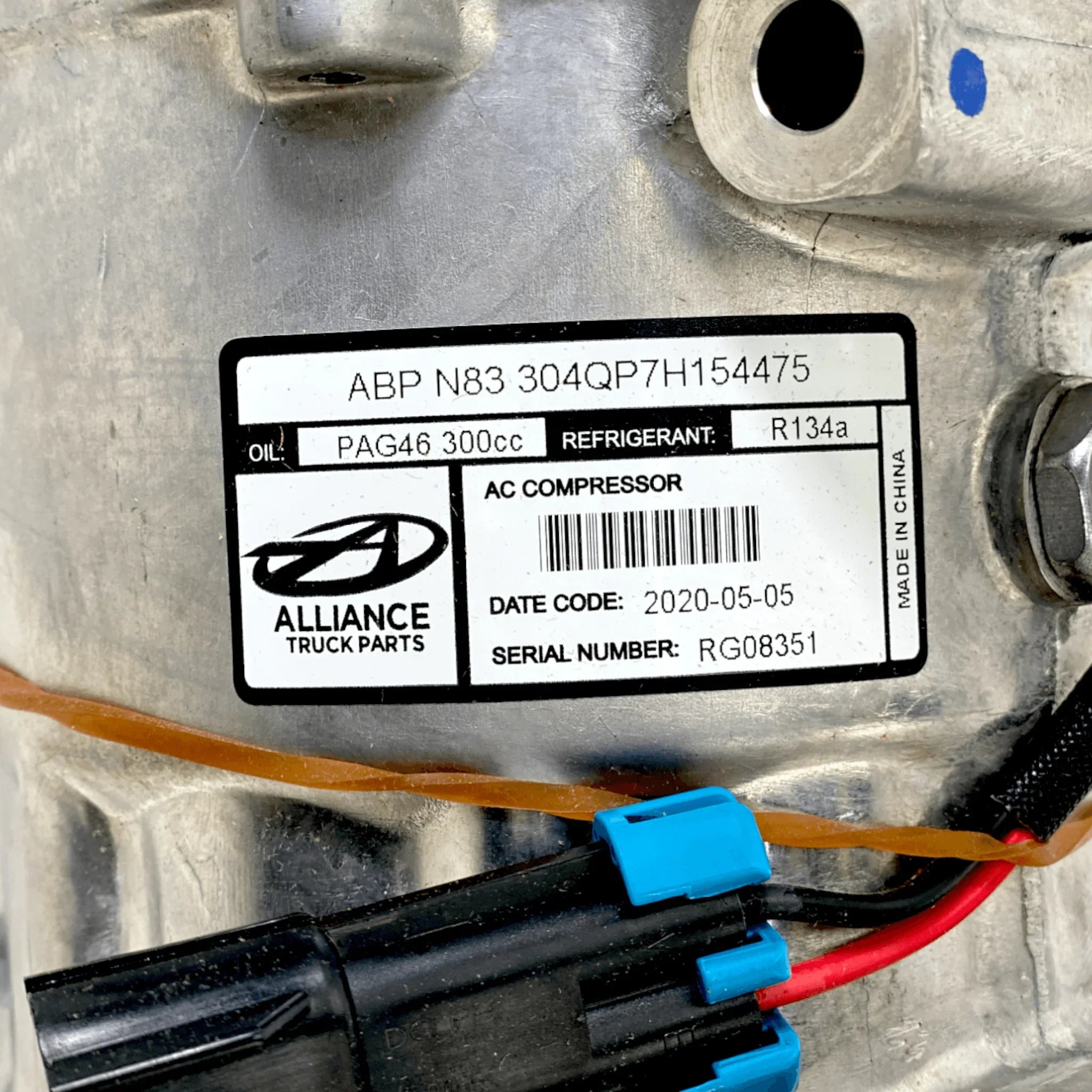Abp N83 304Qp7H154475 Alliance Truck Ac Compressor — ADVANCED