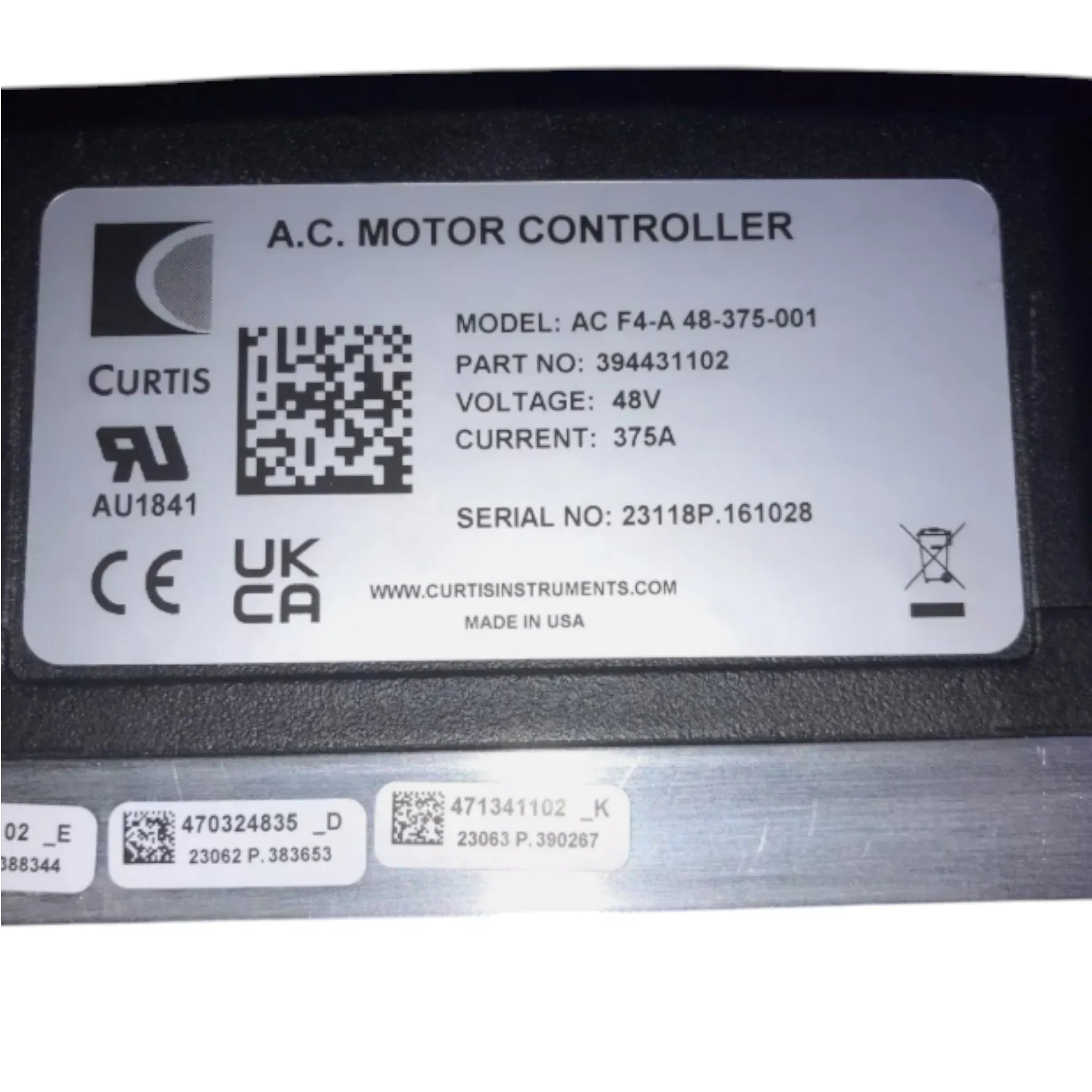 AC F4-A 48-375-001 Curtis AC Motor Controller