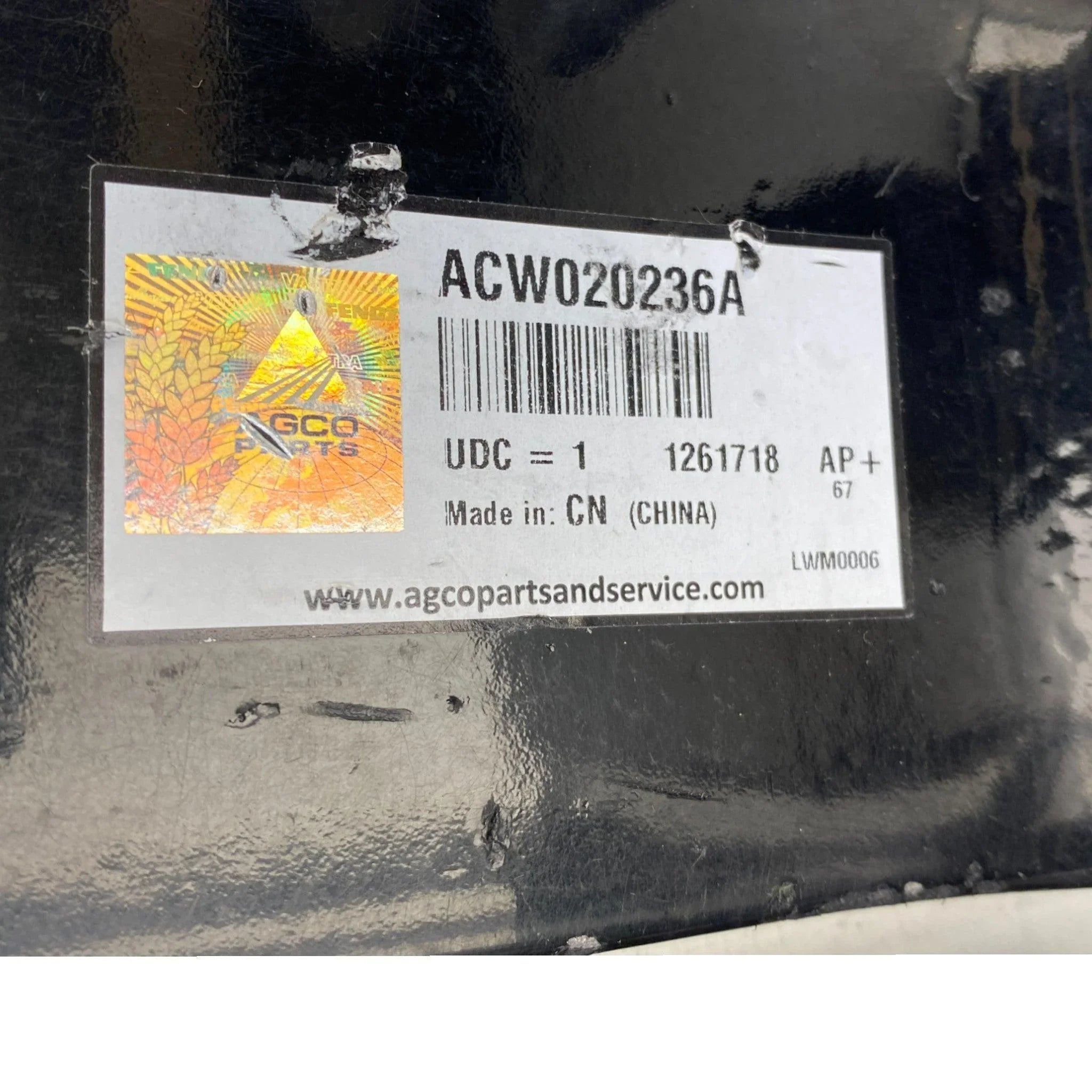 ACW0929450 Genuine AGCO Front Fenders Bracket Mudguard Support