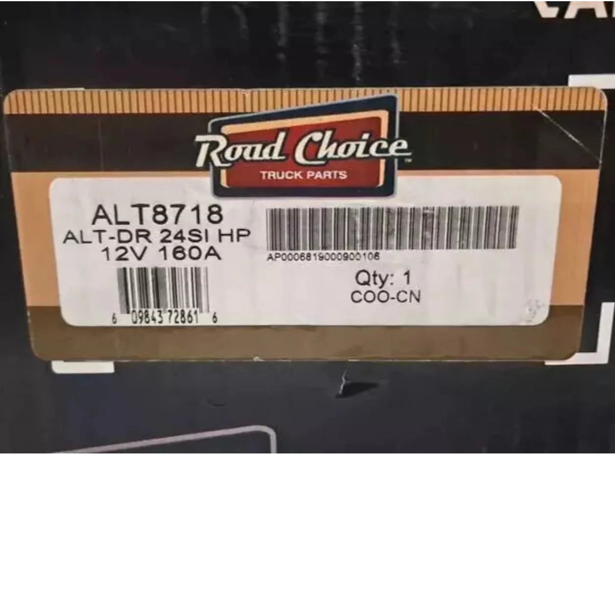 ALT8718 Road Choice Alternator 12V 160A