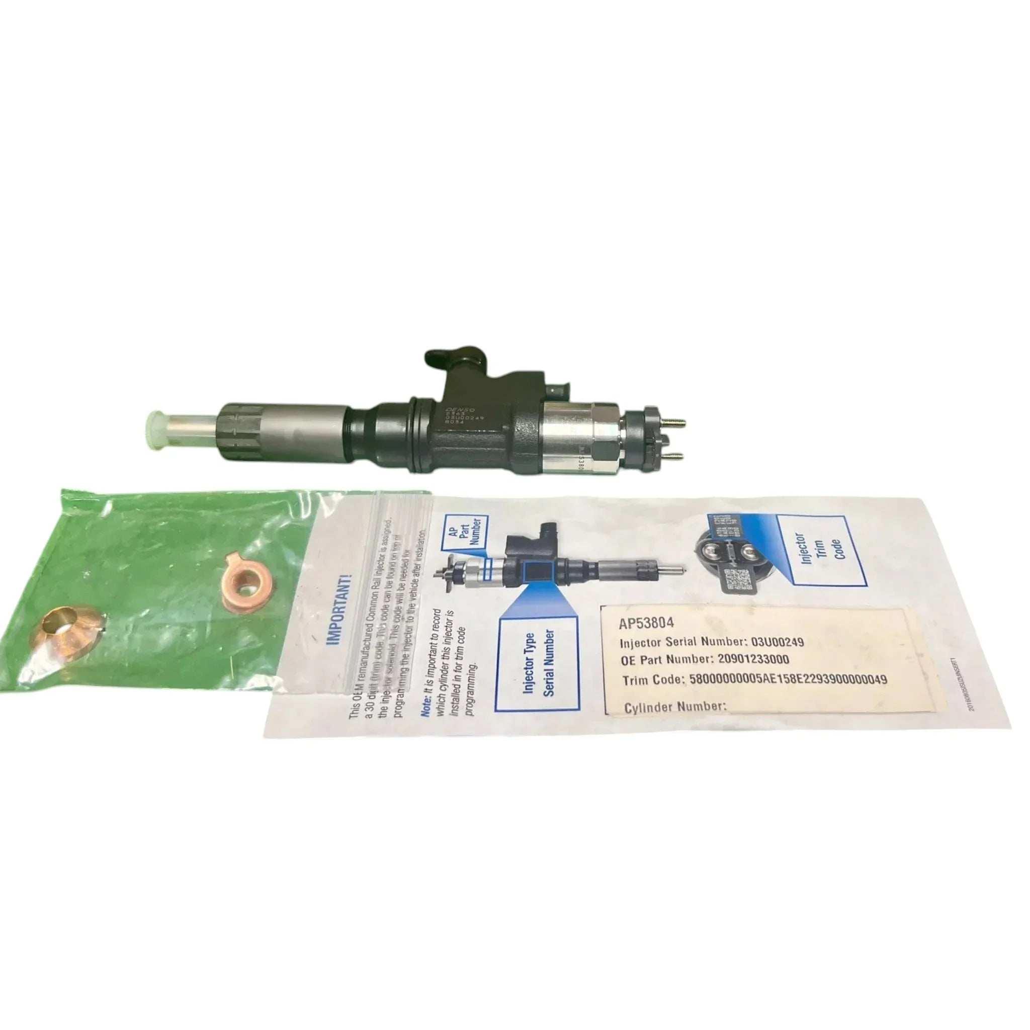AP53904 Genuine Denso Injector 7.8L 6HK1
