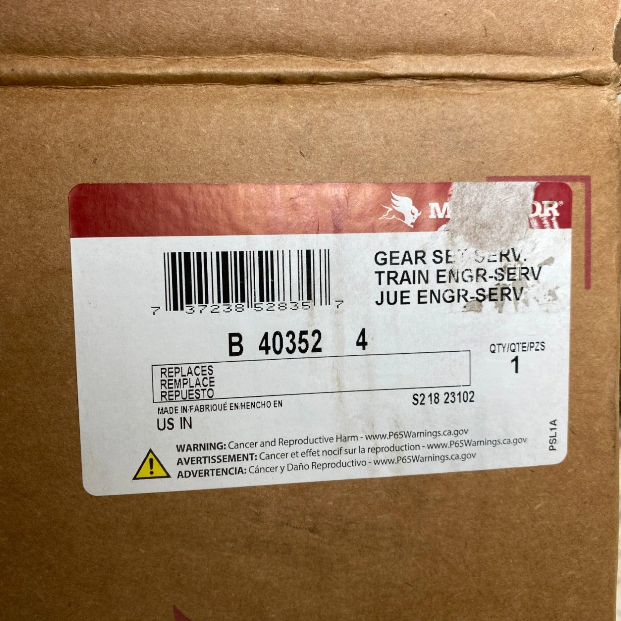 B403524 Genuine Meritor Differential - Service Gear Set