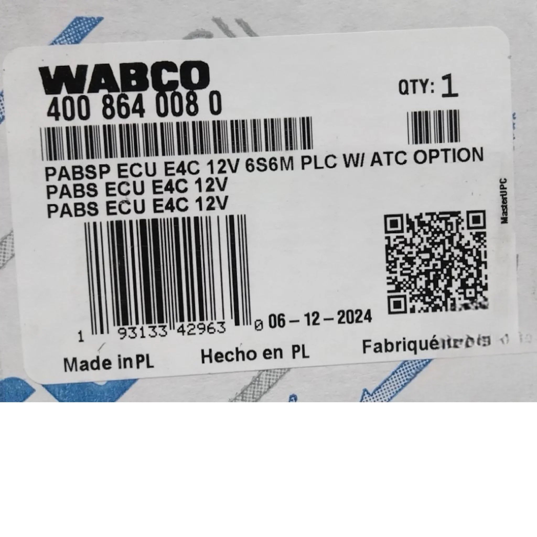 85151370 Genuine Mack Control Unit - Truck To Trailer