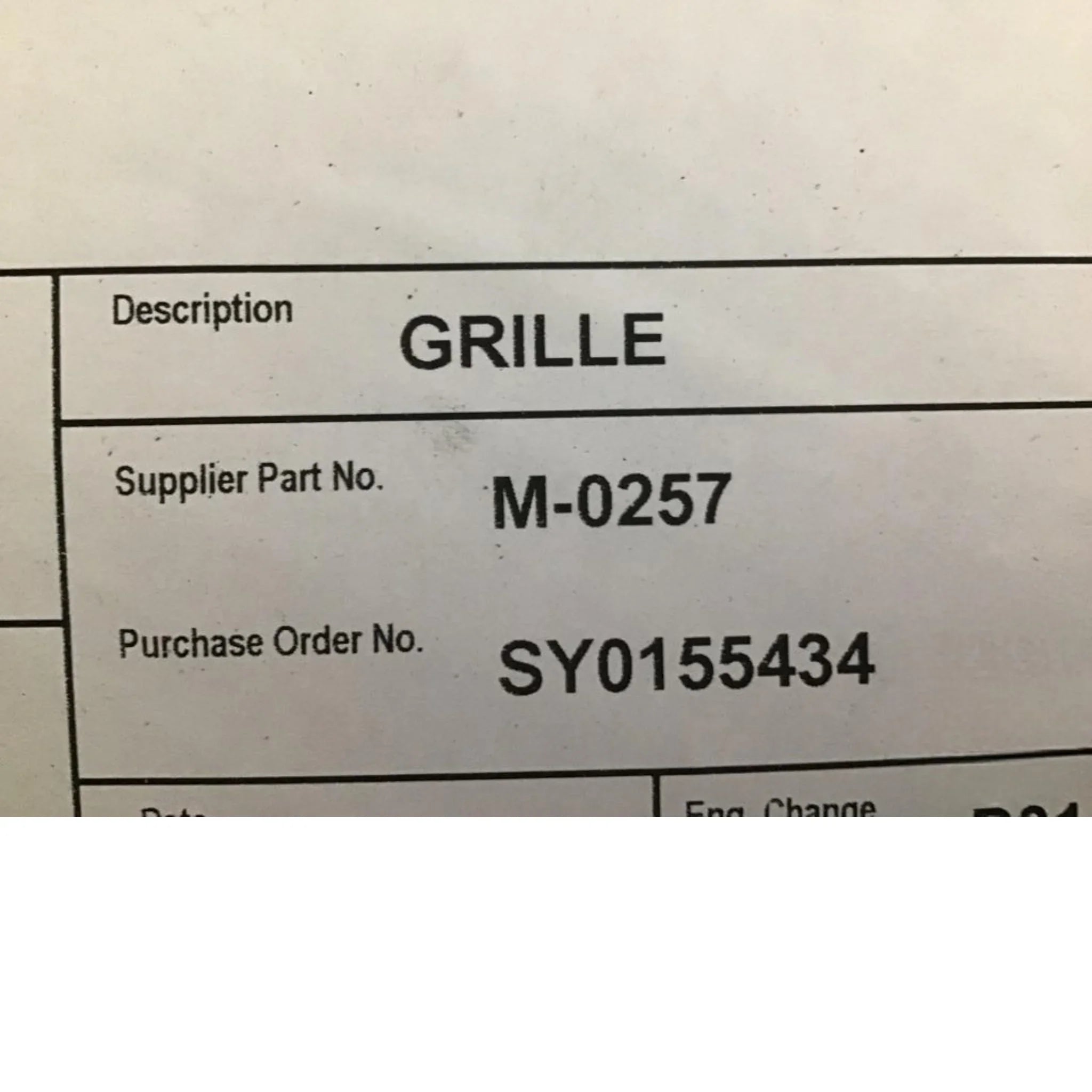 21170369 Genuine Volvo Grating - Truck To Trailer