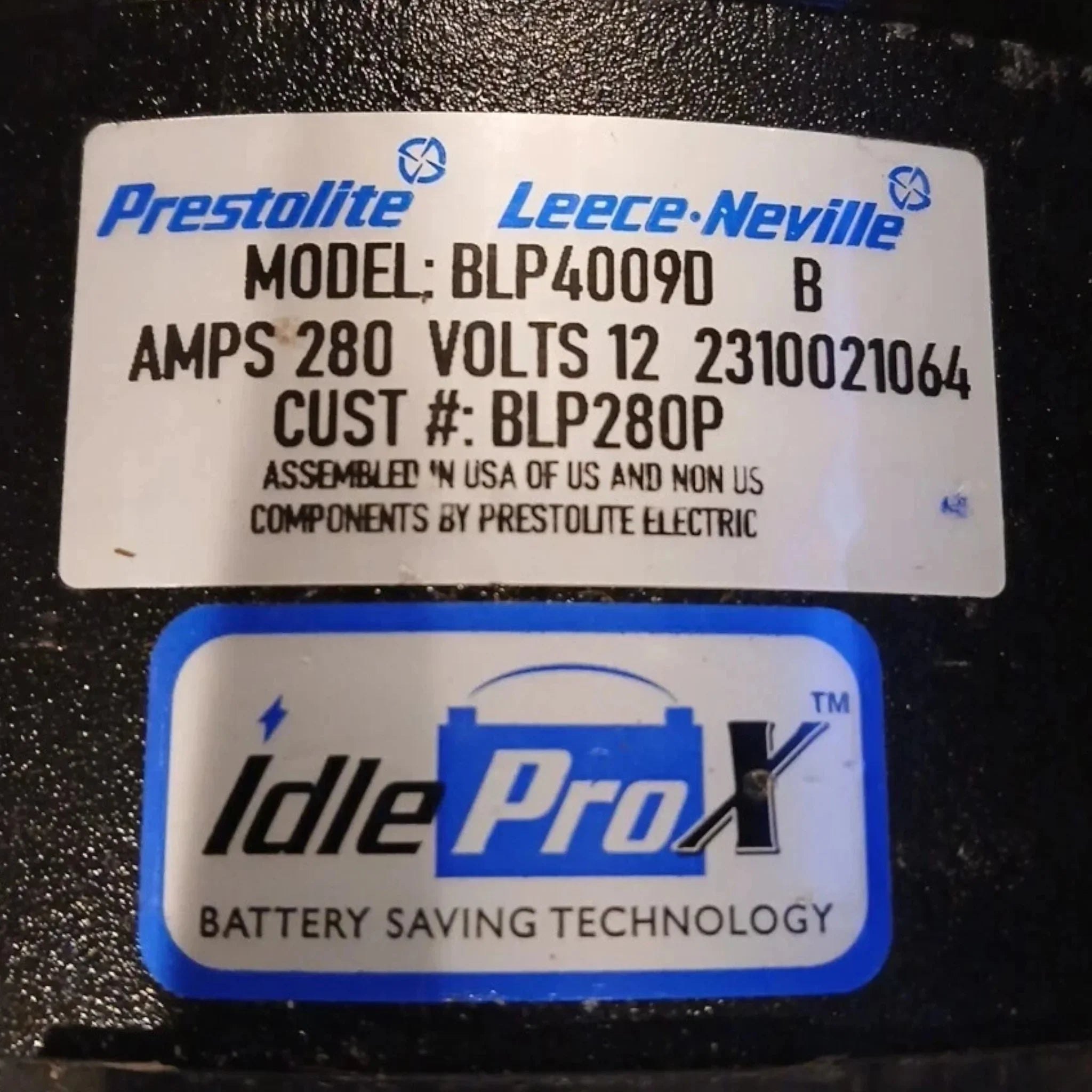 BLP4009D Genuine Leece Neville Alternator 12V 280A