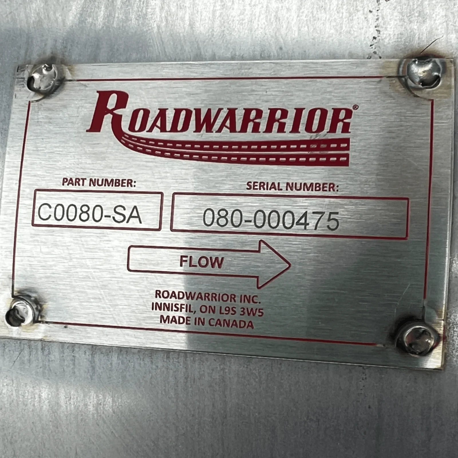 C0080-SA Roadwarrior DPF Diesel Particulate Filter For Detroit Diesel