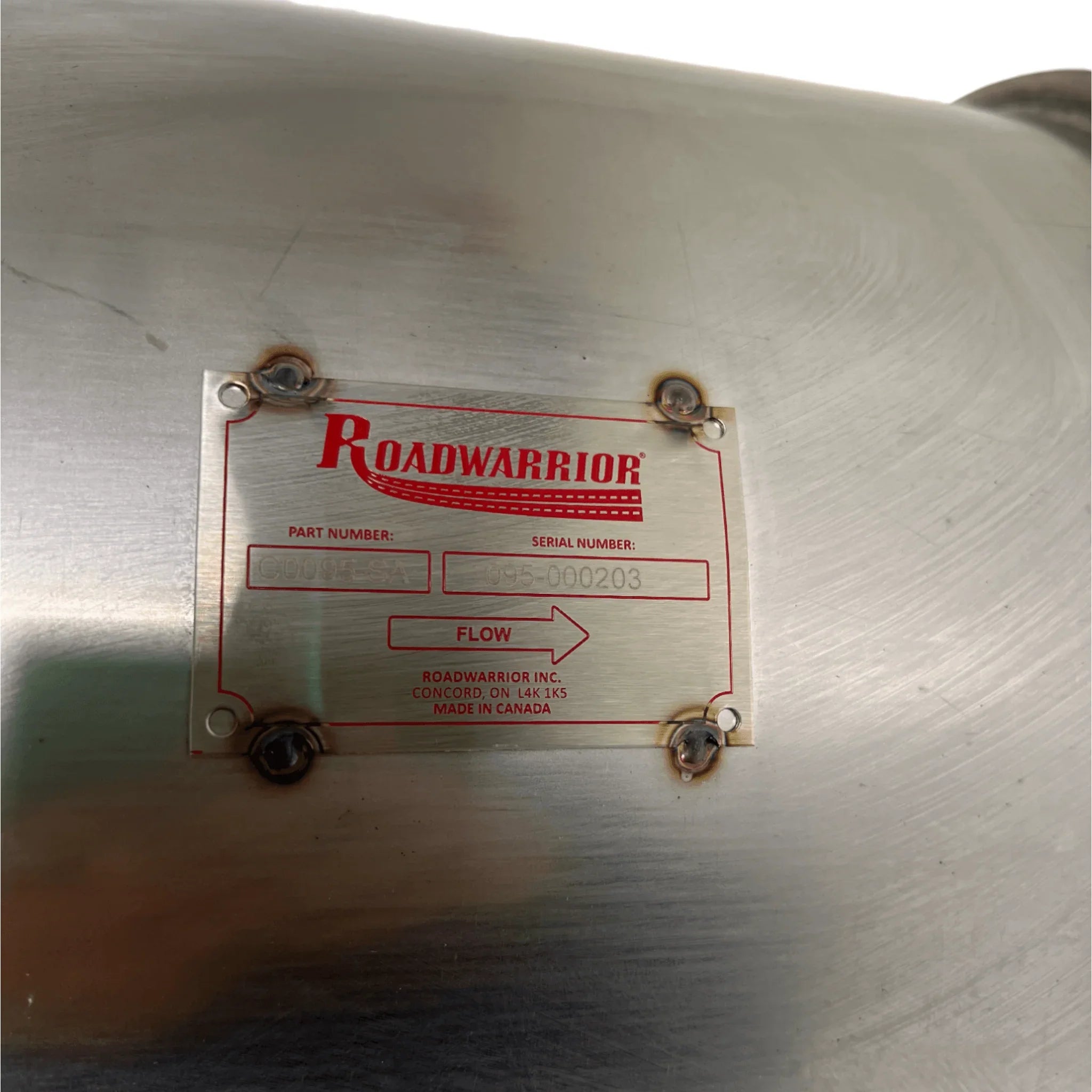 C0095-Sa Roadwarrior Dpf Diesel Particulate Filter