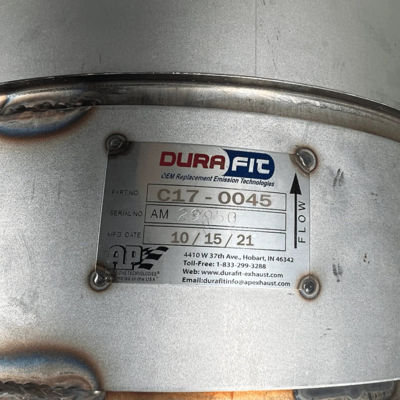 C17-0045 Durafit DPF Diesel Particulate Filter For Volvo Mack