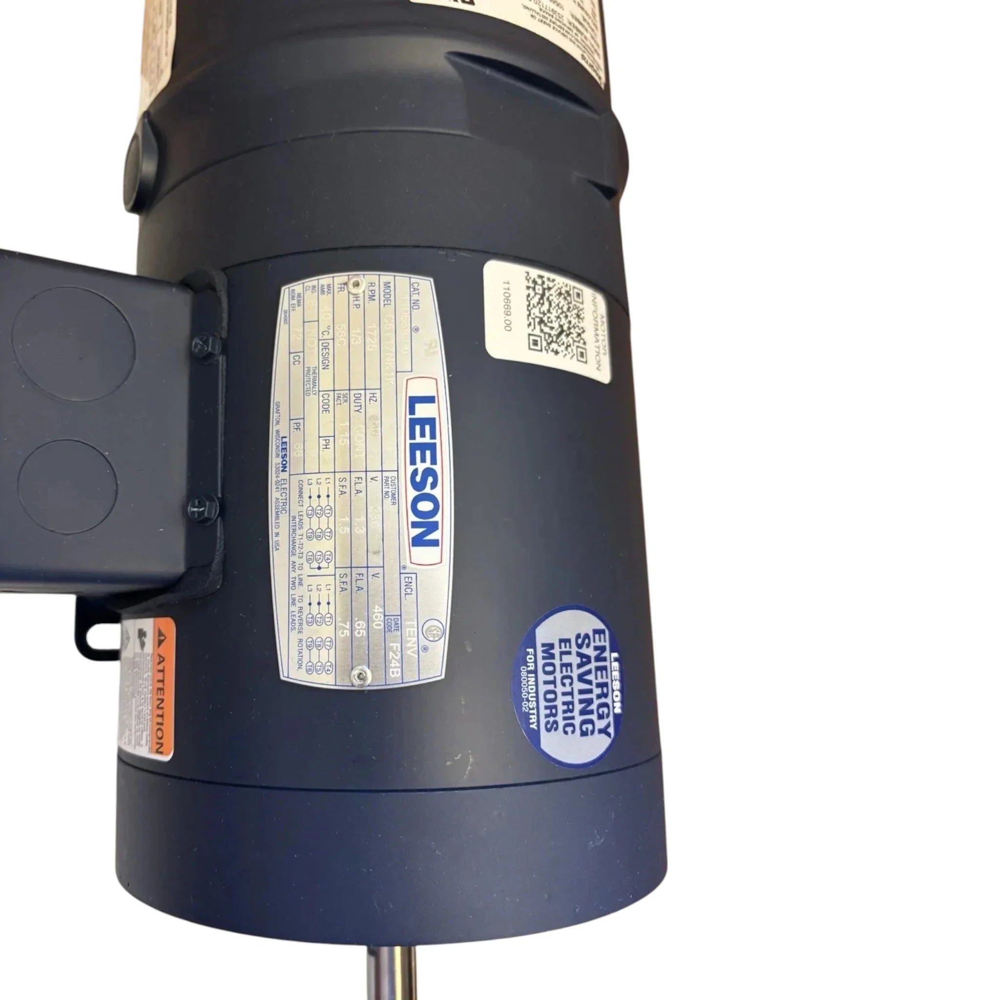 C6T17NK1K Genuine Leeson Brake Motor 230/460 V