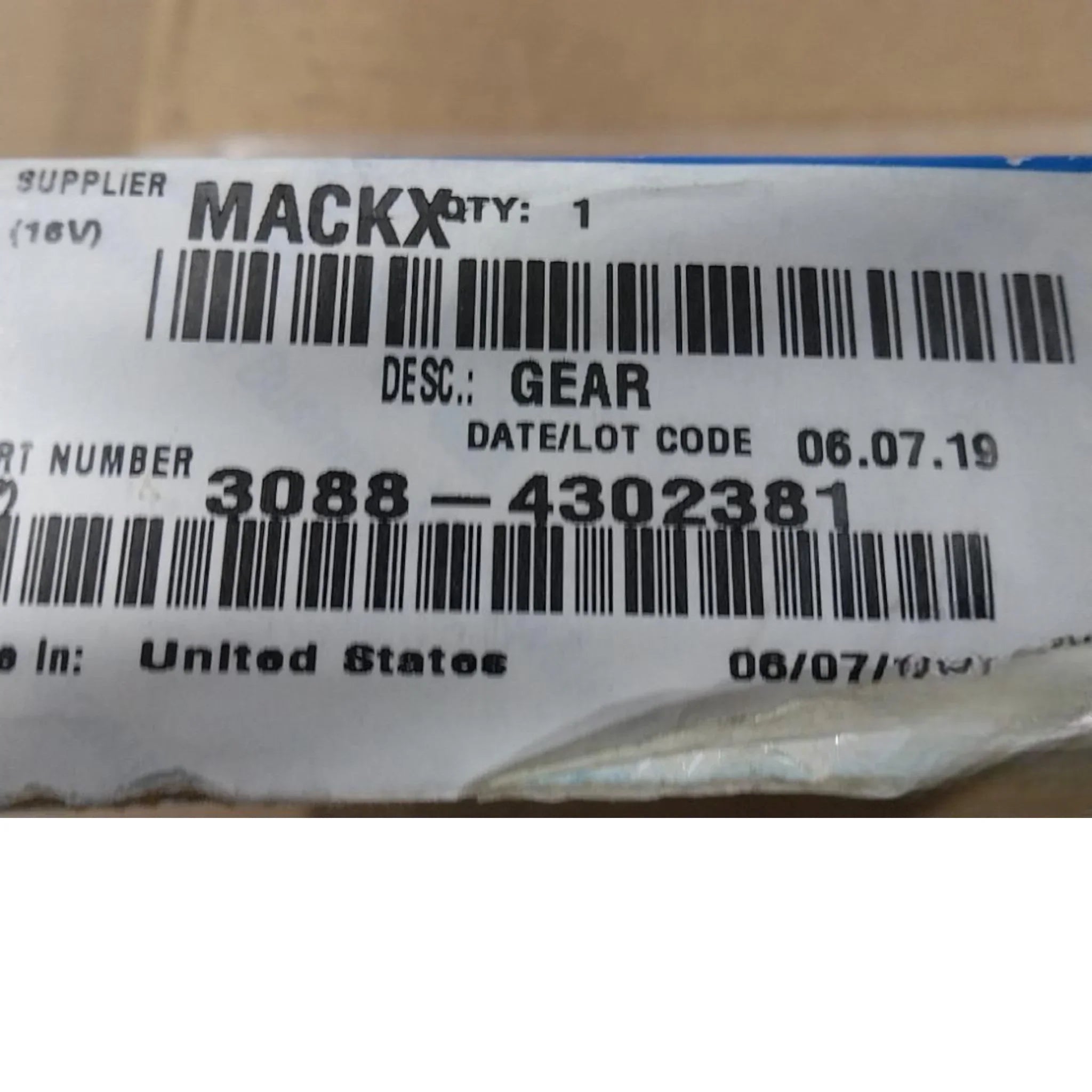 3088-4302381 Genuine Mack Mainshaft Gear - Truck To Trailer