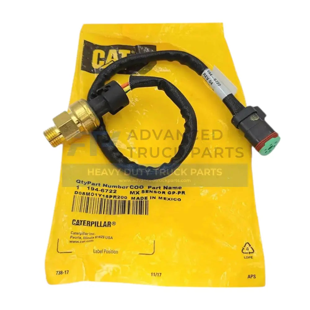194-6722 CAT 116kPa Brass Pressure Sensor