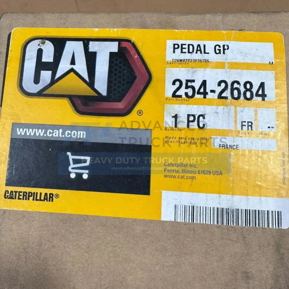 254-2684 CAT Hydraulic Pilot Valve Control Pedal
