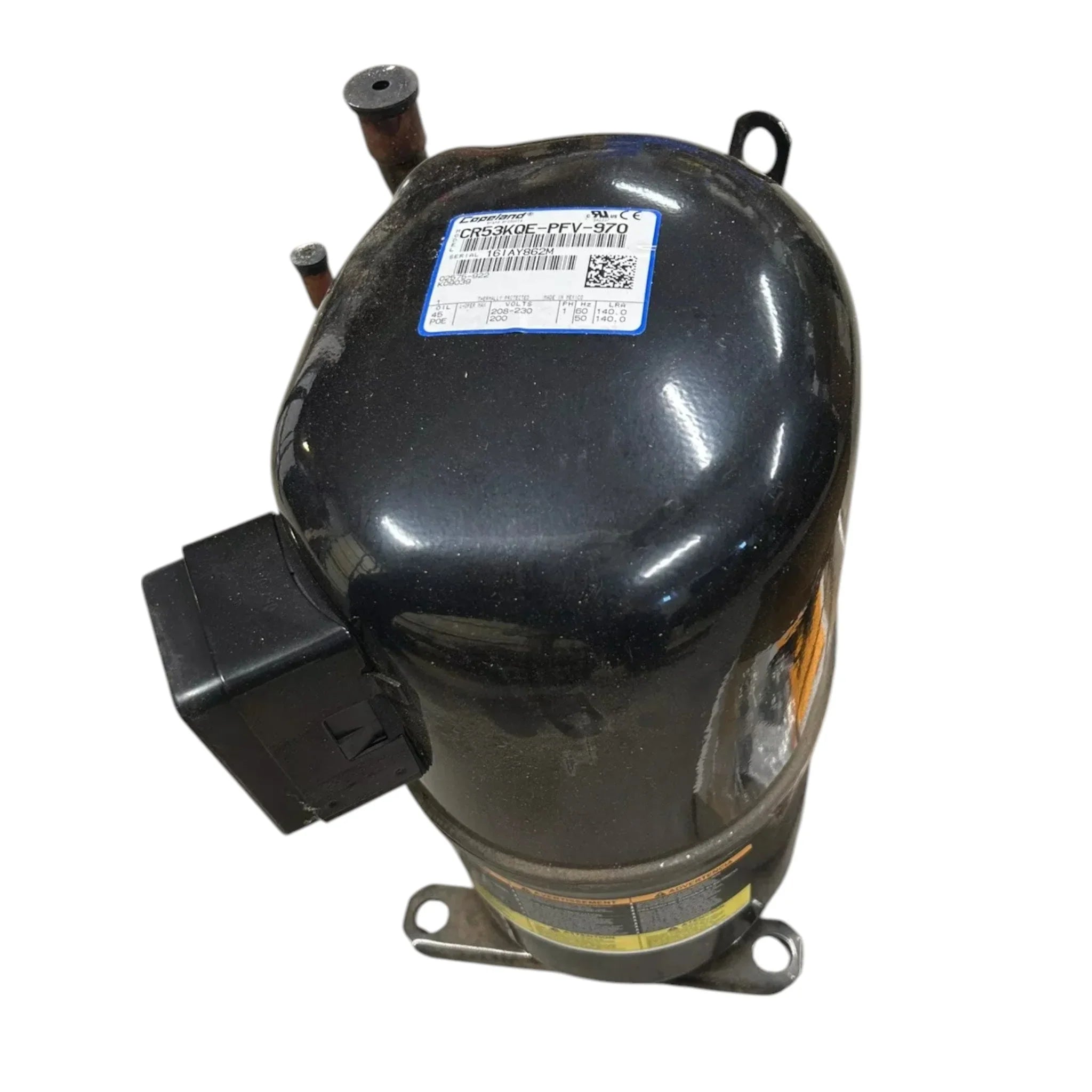 CR53KQE-PFV-970 Genuine Copeland Scroll Compressor 208/230