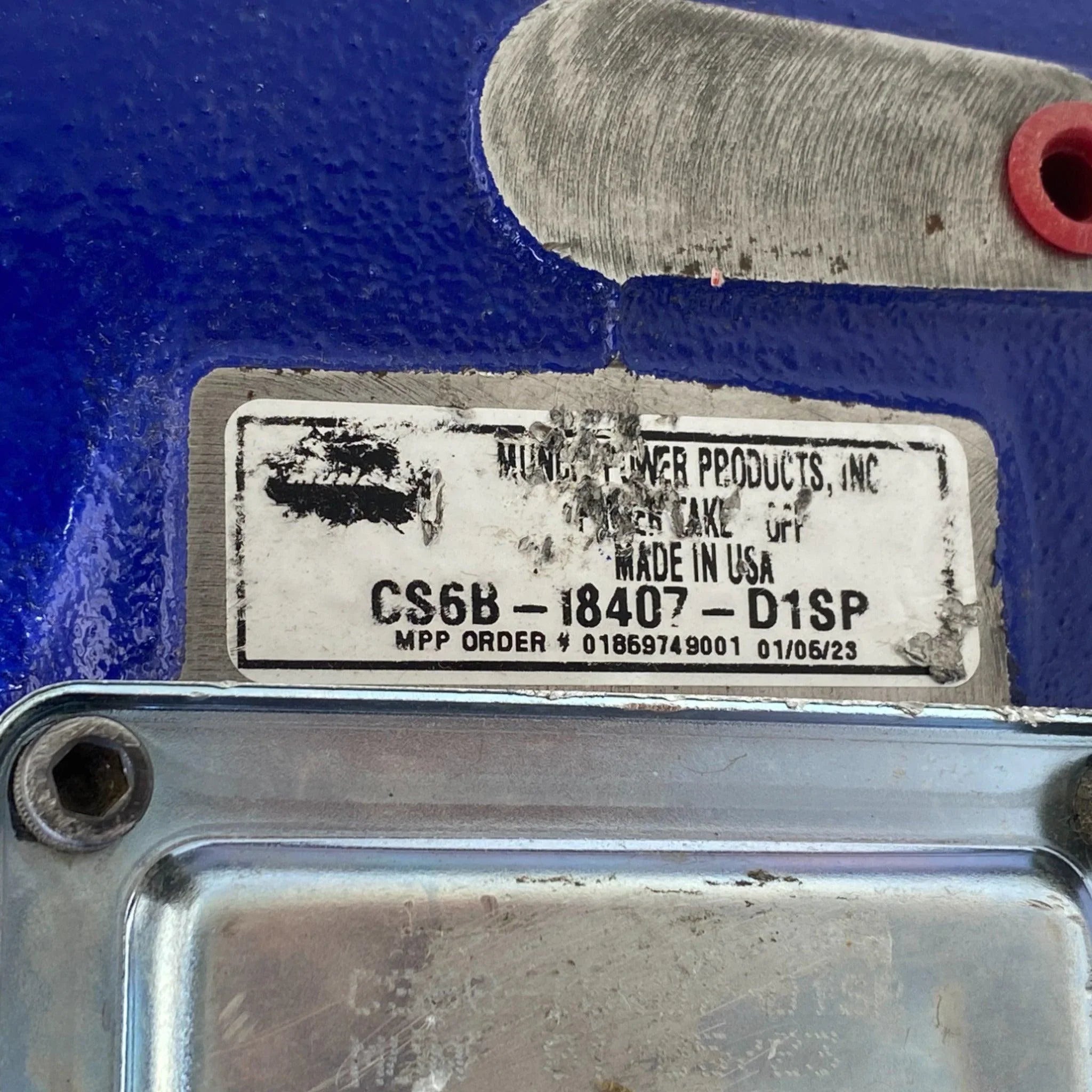 CS6B-I8407-D1SP Genuine Muncie PTO Power Take Off CS6