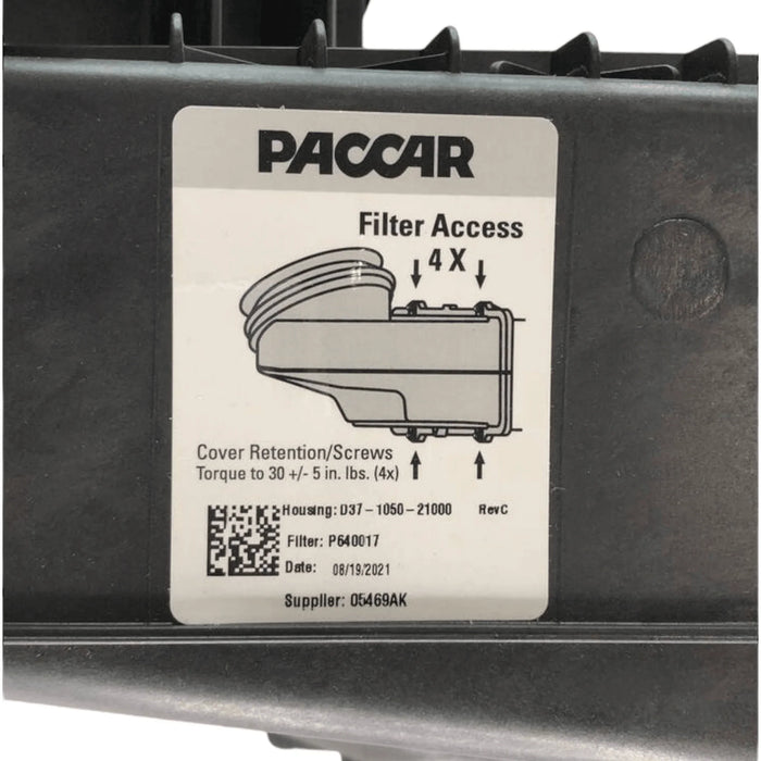 D37103221000 Genuine Paccar Air Cleaner Assembly
