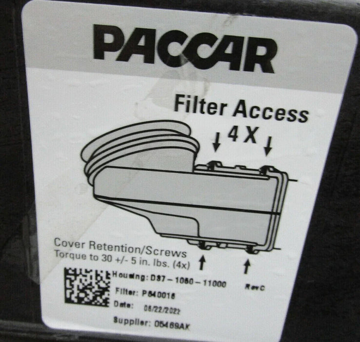 D37105011000 Genuine Paccar Air Filter Housing