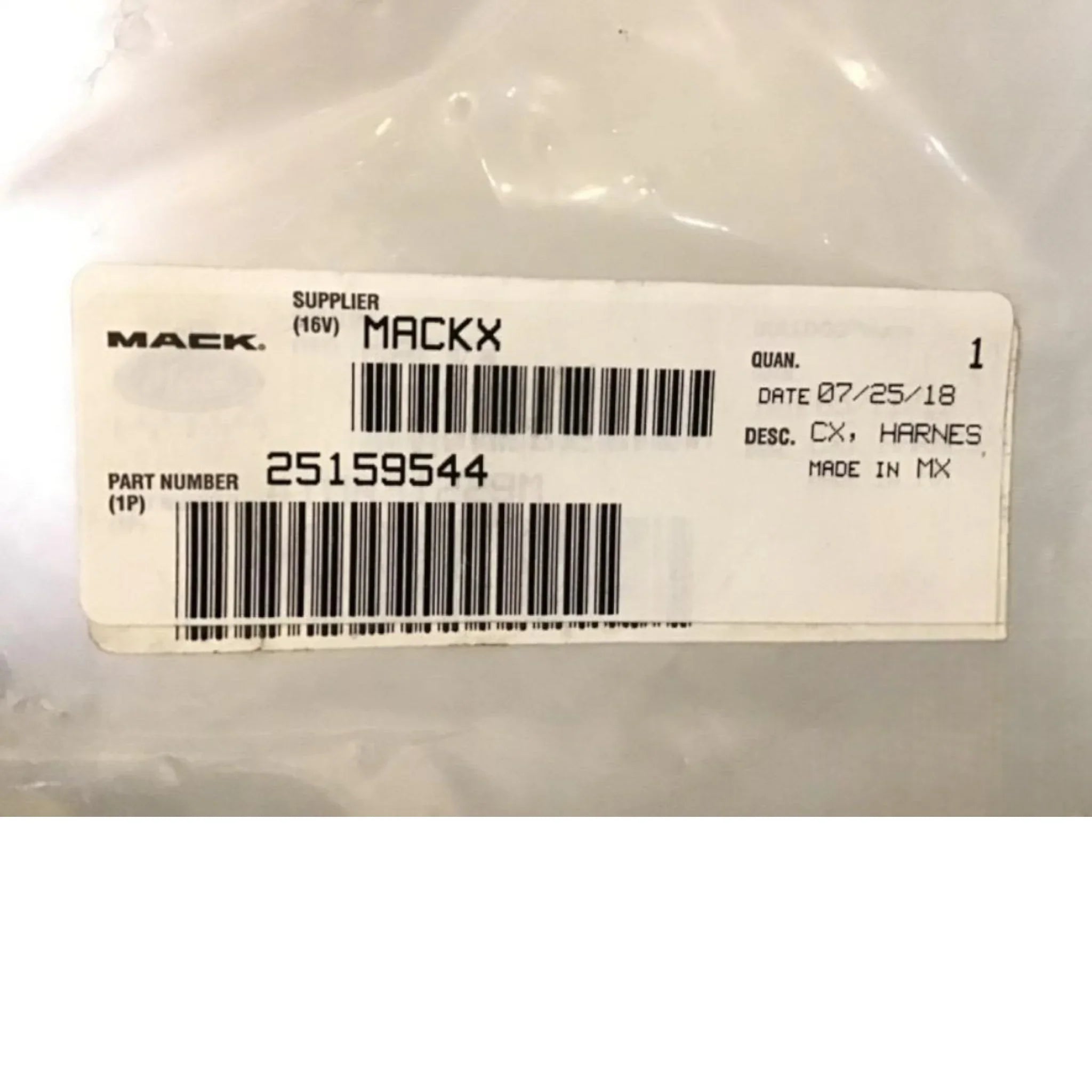 25159544 Genuine Mack Wiring Harness - Truck To Trailer