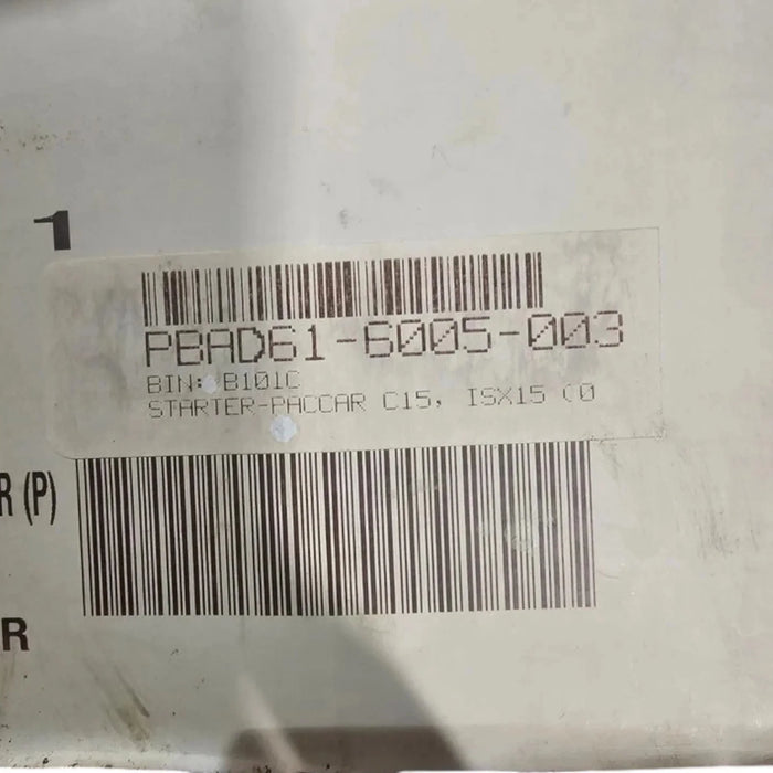 D616005003 Genuine Paccar Starter Motor 12V