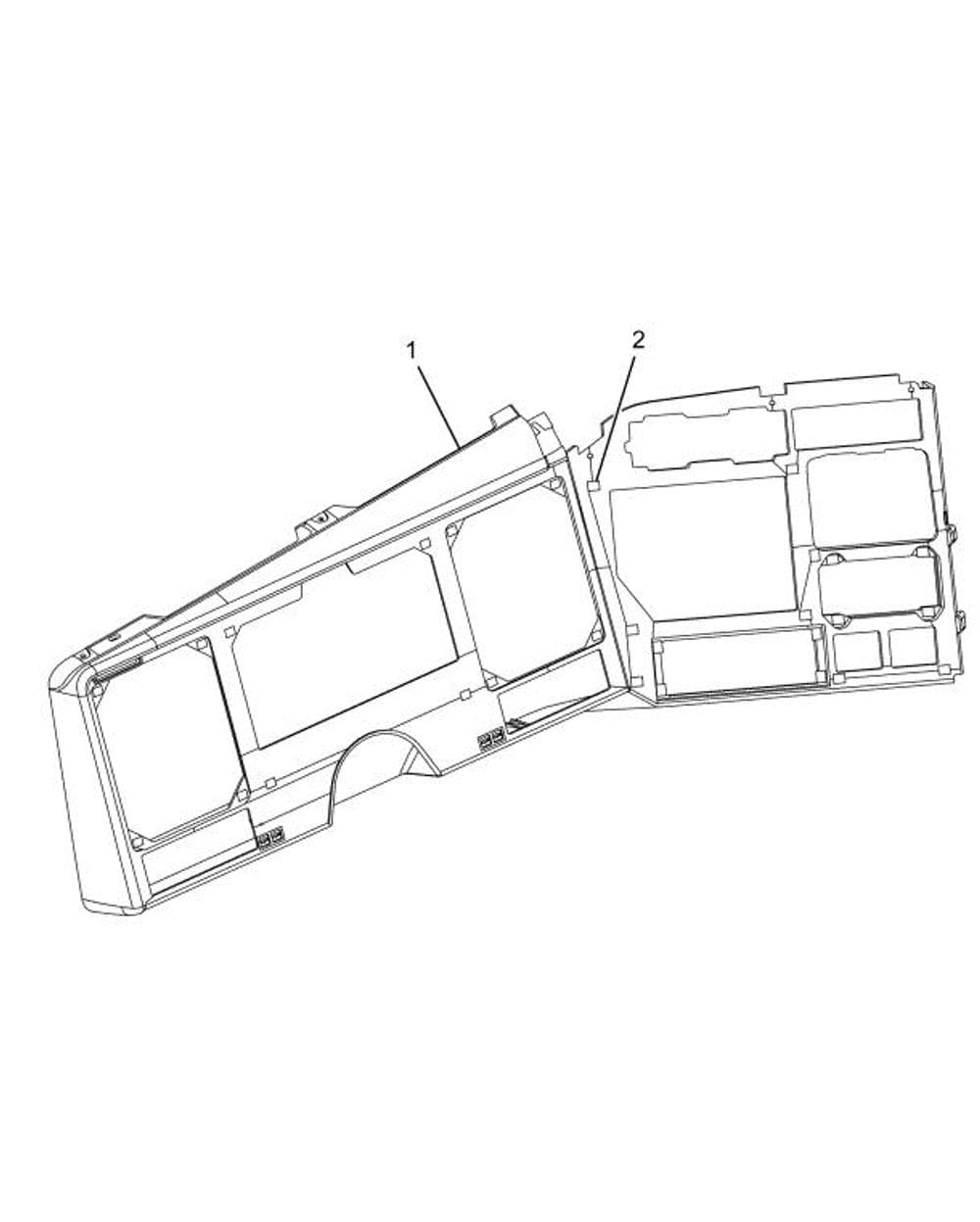 3562568C91 Genuine International Instrument Panel Lh