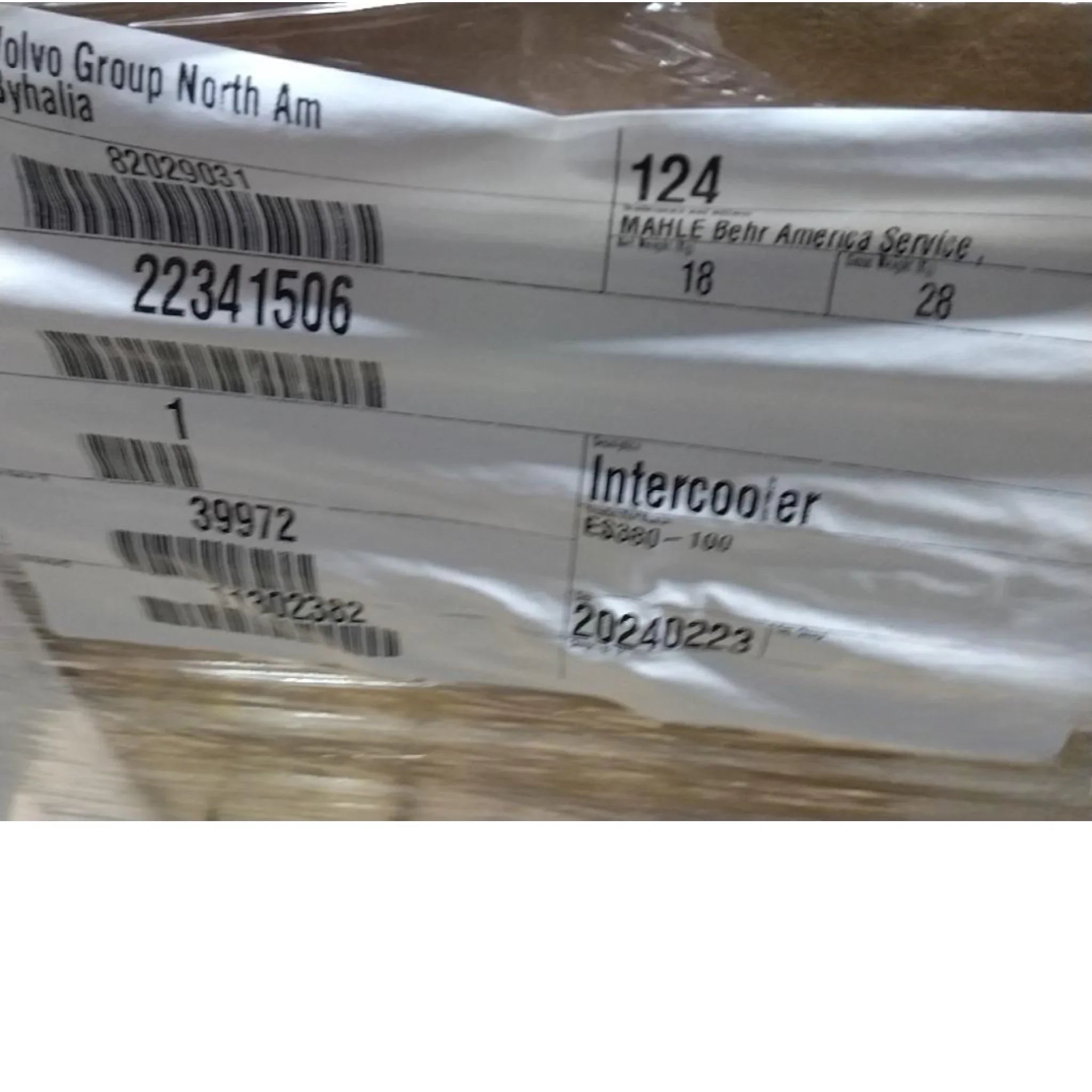 22341506 Genuine Mack Charge Air Cooler - Truck To Trailer
