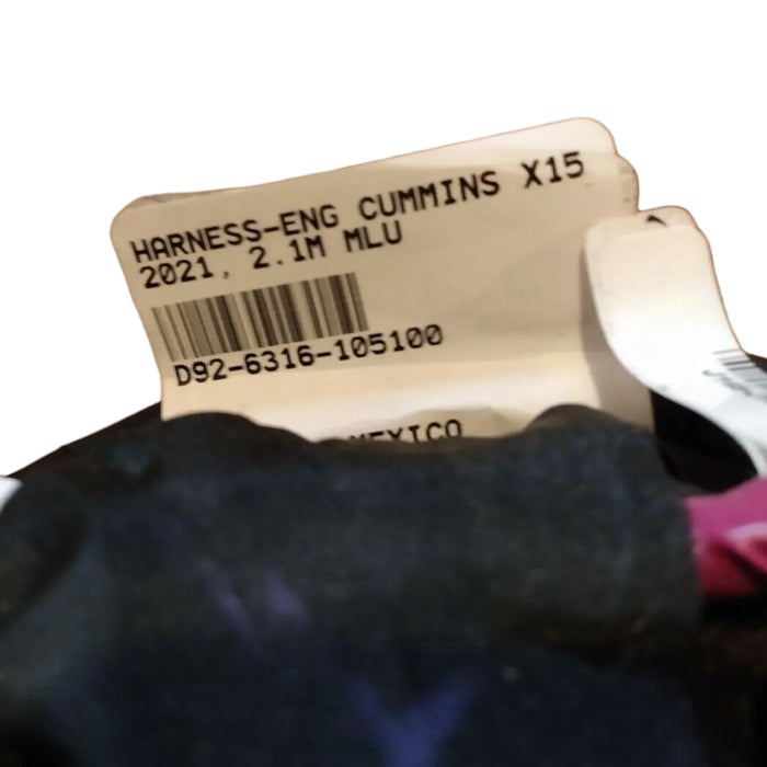 D92-6316-105100 Genuine Cummins Engine Wiring Harness