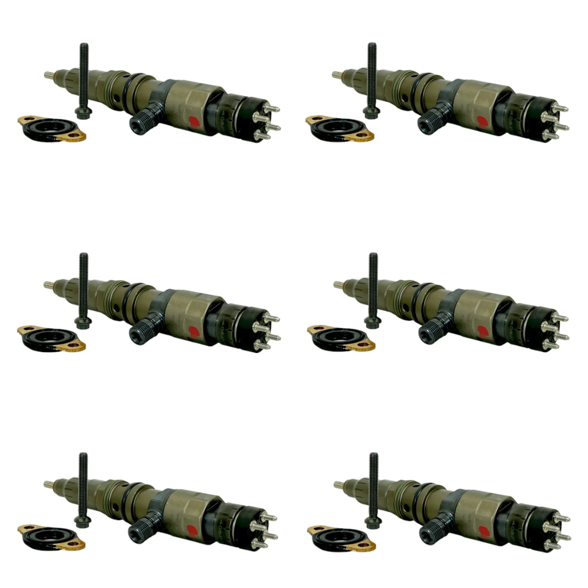 Dde Ra4600701287S Oem Detroit Diesel Fuel Injectors Kit Set Of Six 6 For Dd13