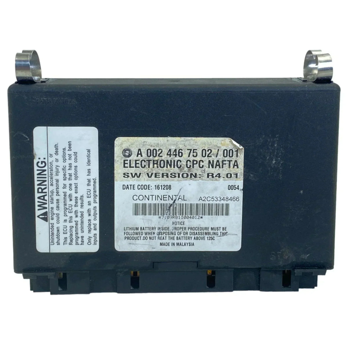 DDERA0024467502 Genuine Freightliner Ecu Cpc 2.0 Hdep Epa07 Rev 5.00 Used