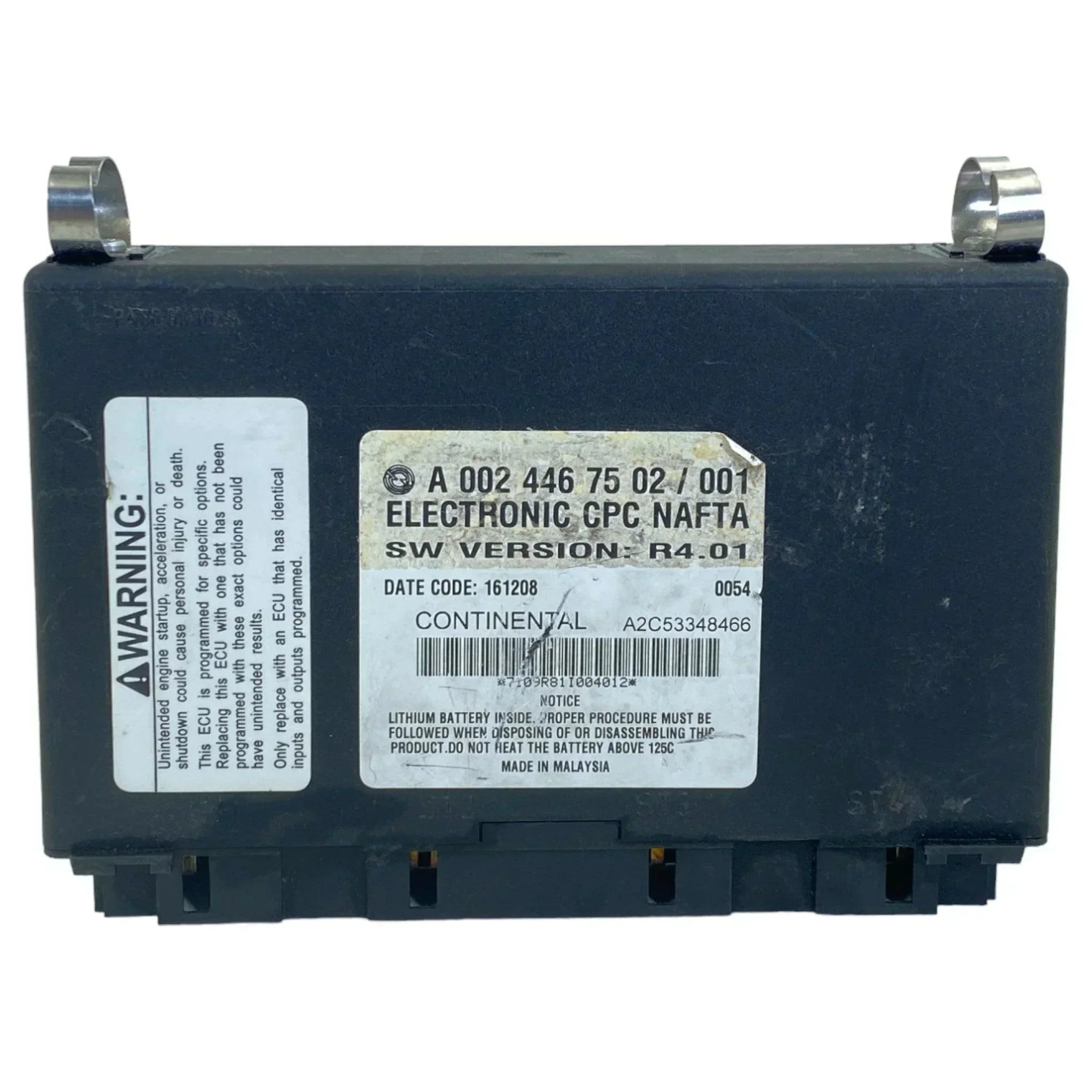 DDERA0024467502 Genuine Freightliner Ecu Cpc 2.0 Hdep Epa07 Rev 5.00 Used