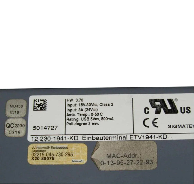 DRC 2020 HT Desma Control Panel