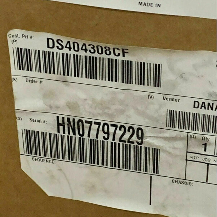 Ds404308Cf Eaton Dana Ratio Front Differential Ds404 3.08