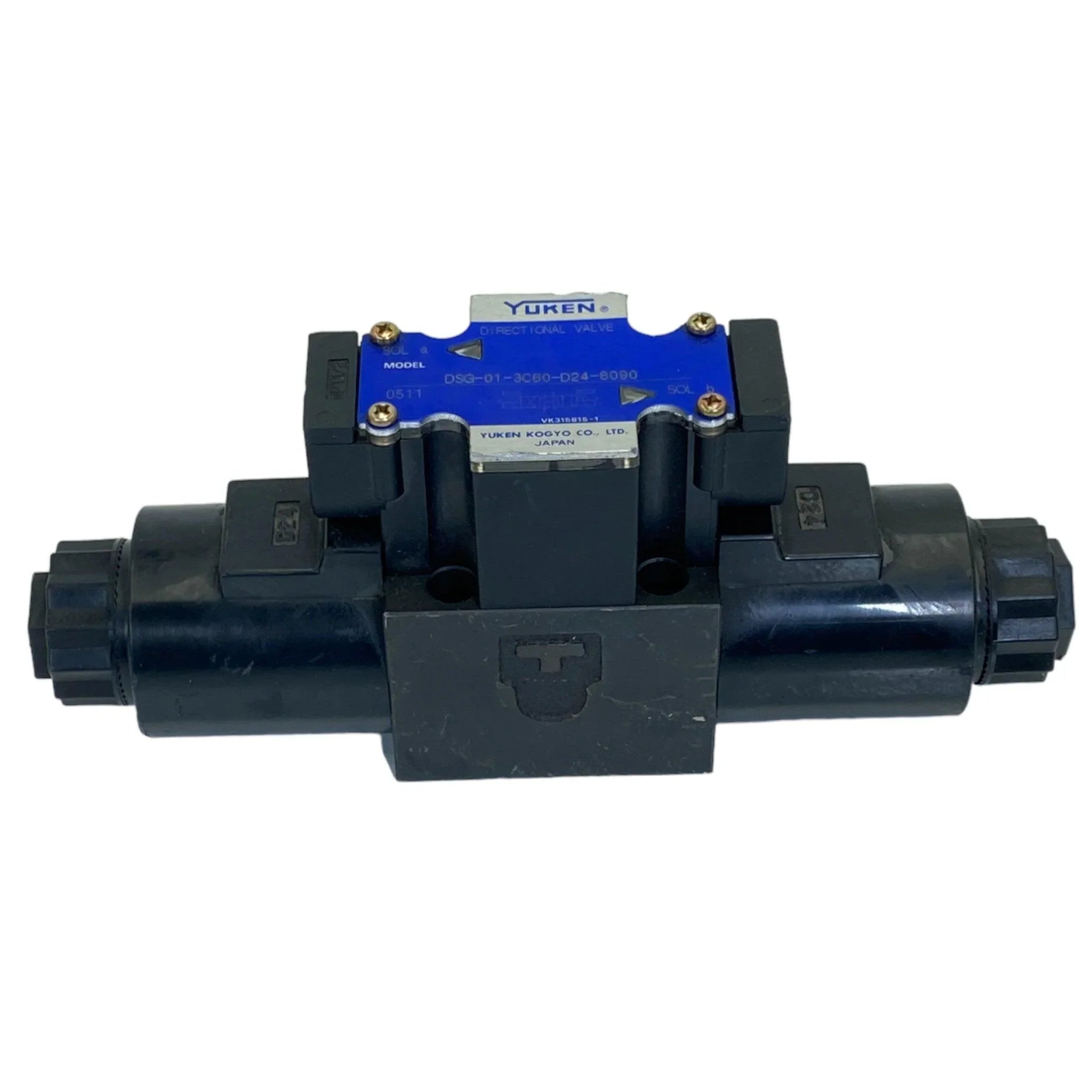 DSG-01-3C60-D24-7090 Yuken Hydraulics Solenoid Directional Valve