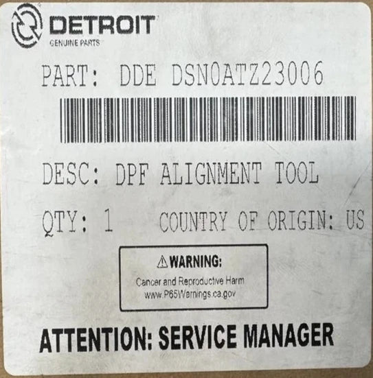 W470589026200 Genuine Detroit Diesel DPF Diesel Particulate Filter Alignment Tool