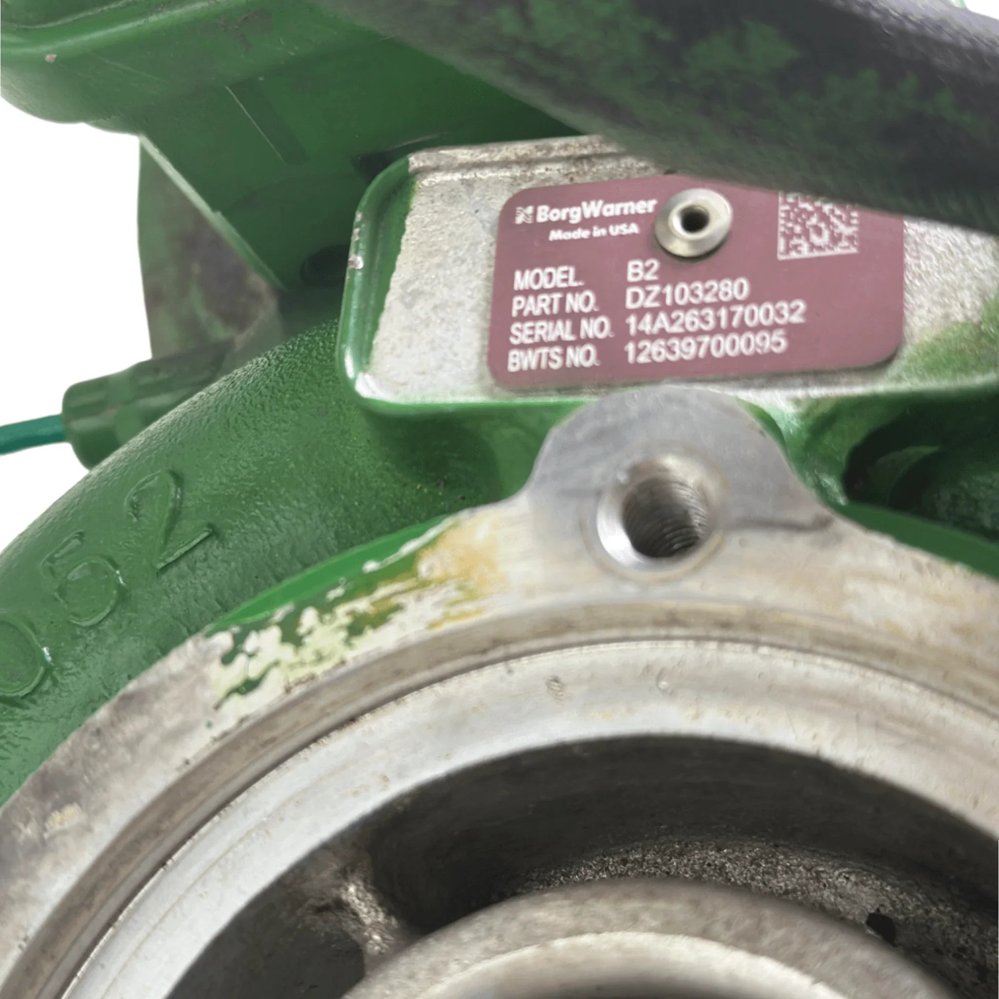 DZ100203 Genuine John Deere Turbocharger With Actuator