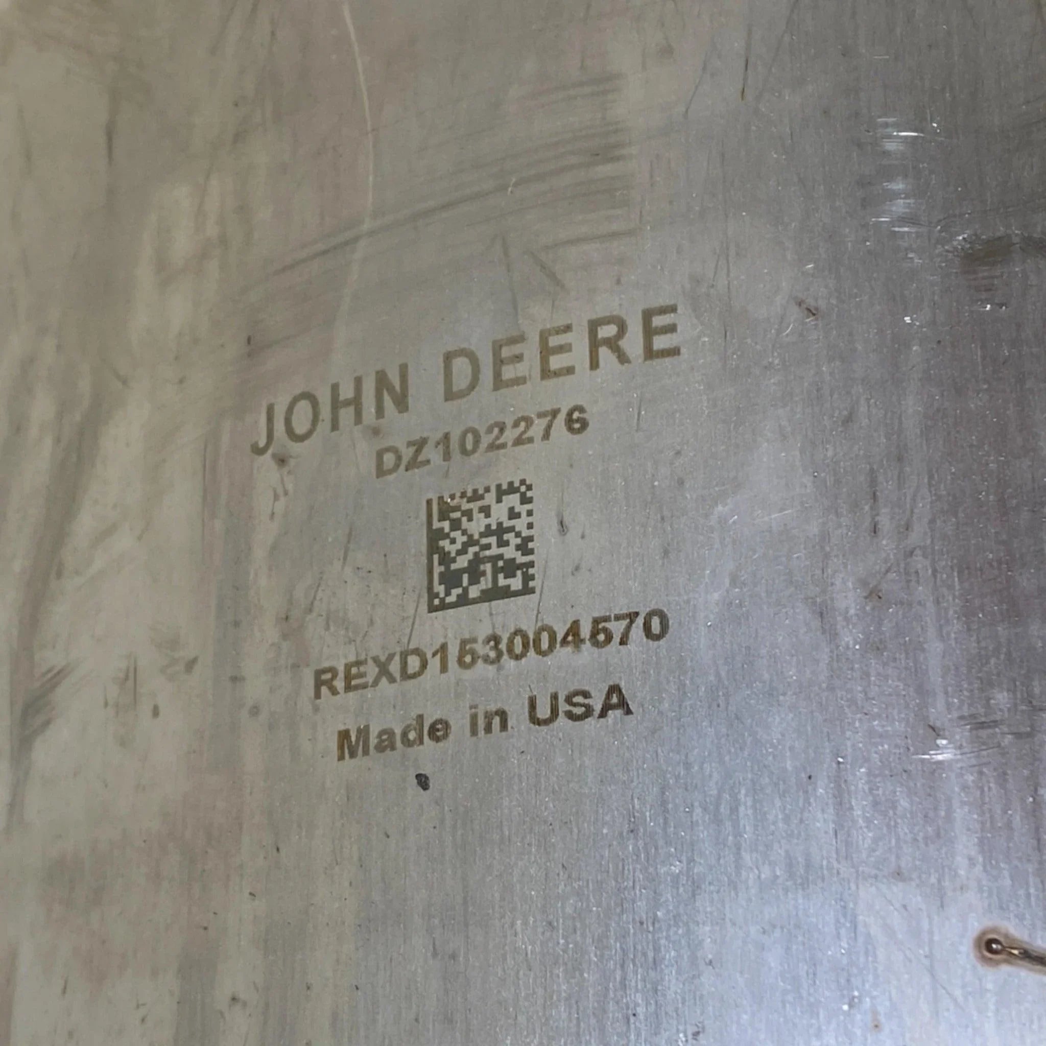 DZ102277 Genuine John Deere DOC Diesel Oxidation Catalyst