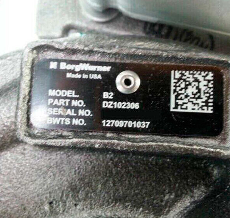 DZ102306 Genuine Borg Warner Turbocharger B2 For John Deere