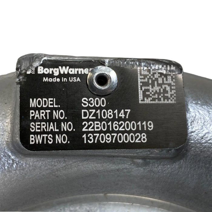 DZ108147 Genuine John Deere Turbocharger S300