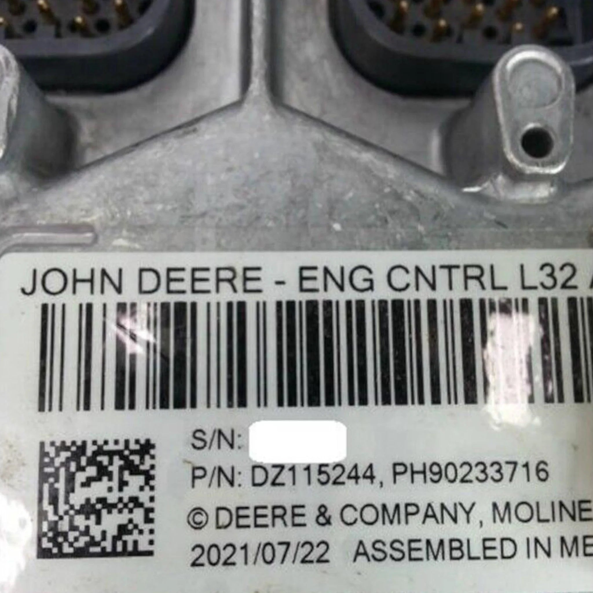 DZ115244 Genuine John Deere Engine Control Module