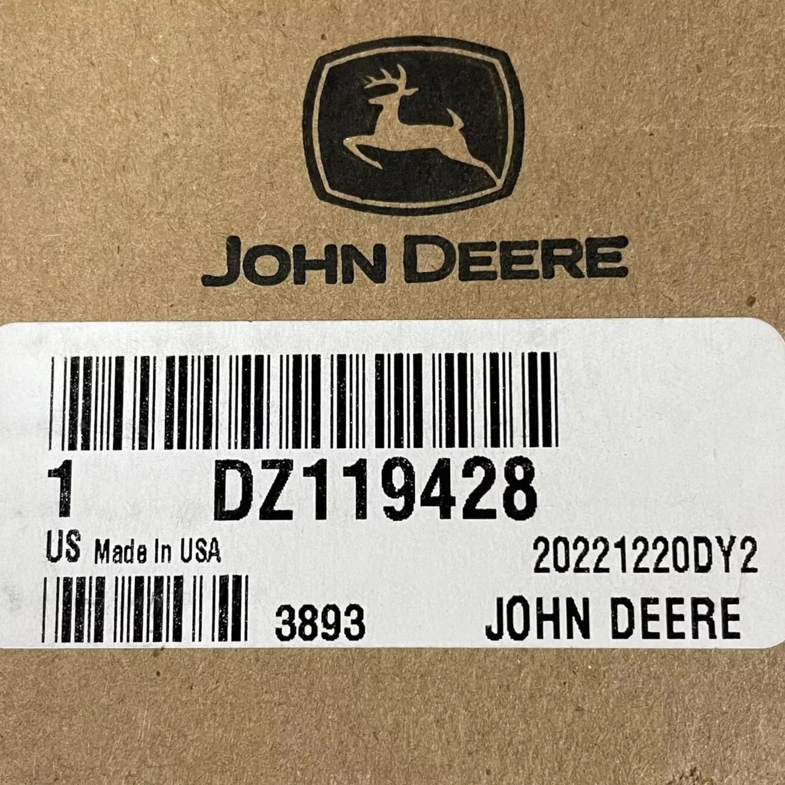 DZ119428 Genuine John Deere DEF Tank Header Sensor