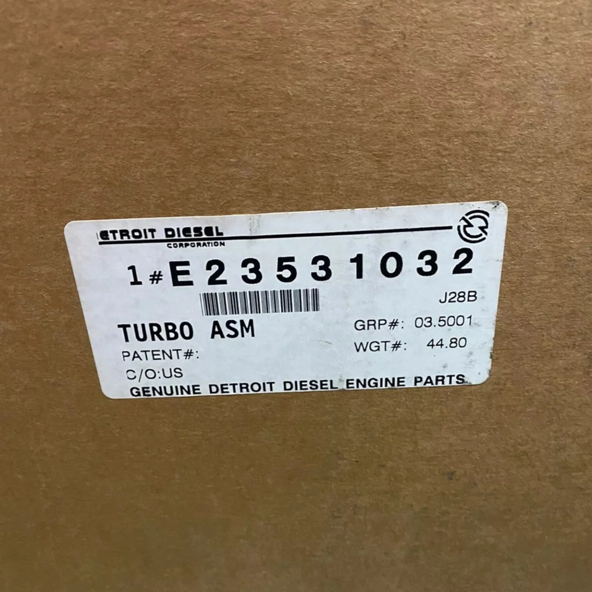 R23531032 Genuine Detroit Diesel Turbocharger Assembly