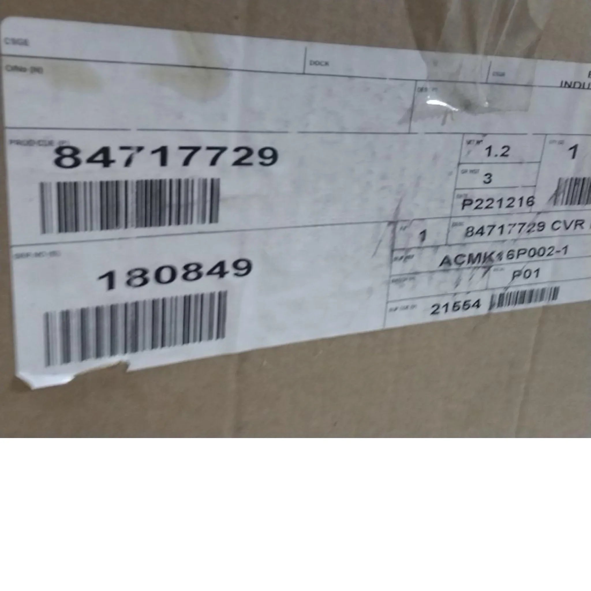 84717729 Genuine Volvo Cover Panel - Truck To Trailer