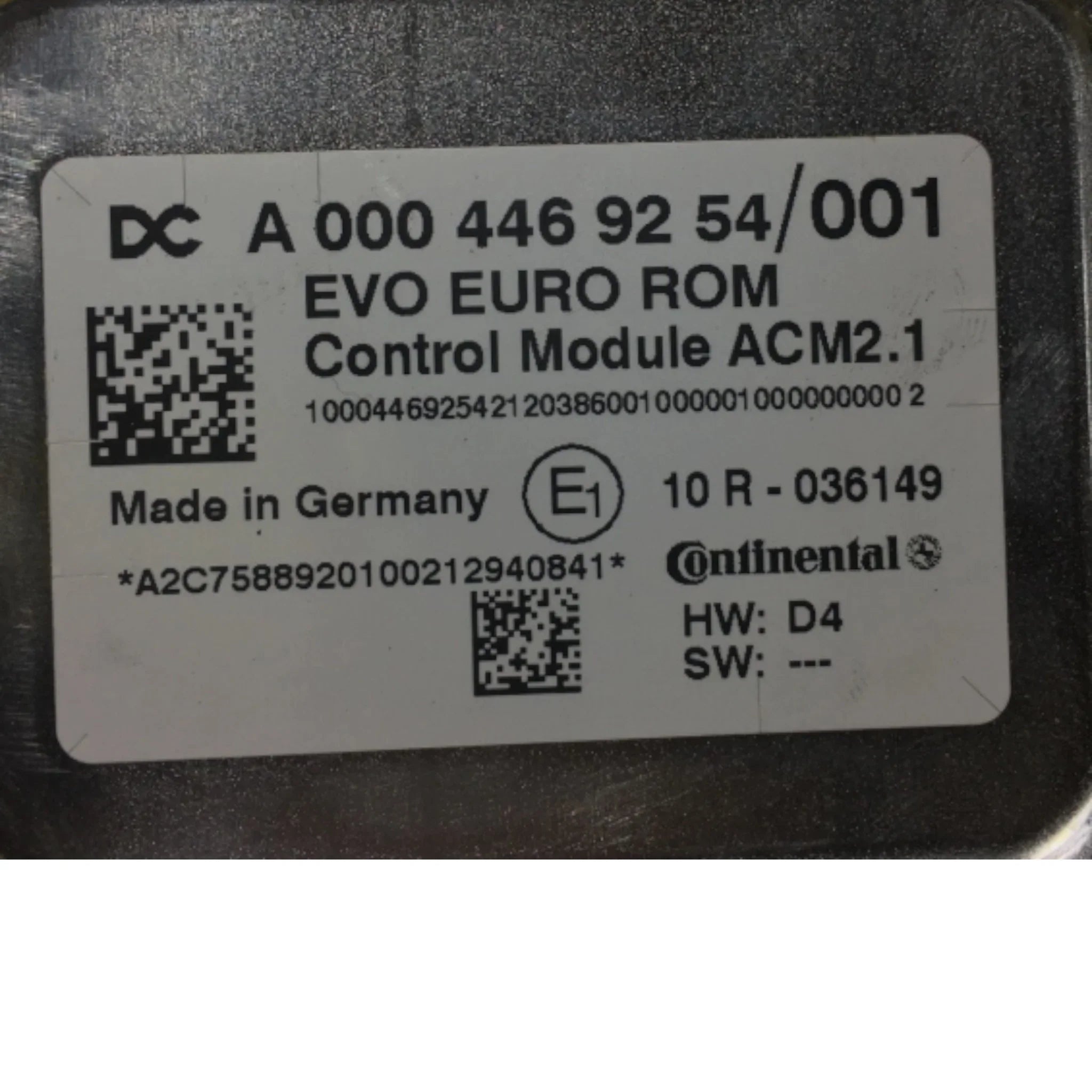 EA0004469254 Detroit Diesel Control Unit Exhaust