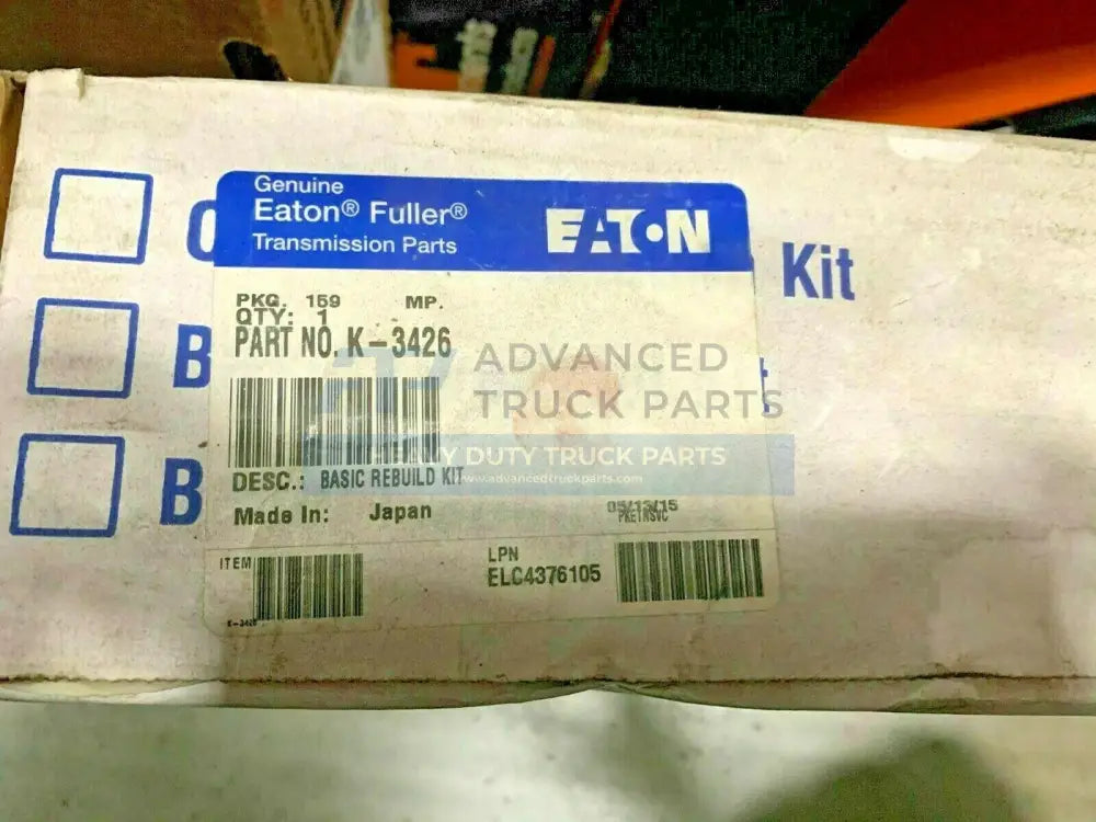 K3426 Eaton Fuller Transmission Bearing Overhaul Rebuild Kit