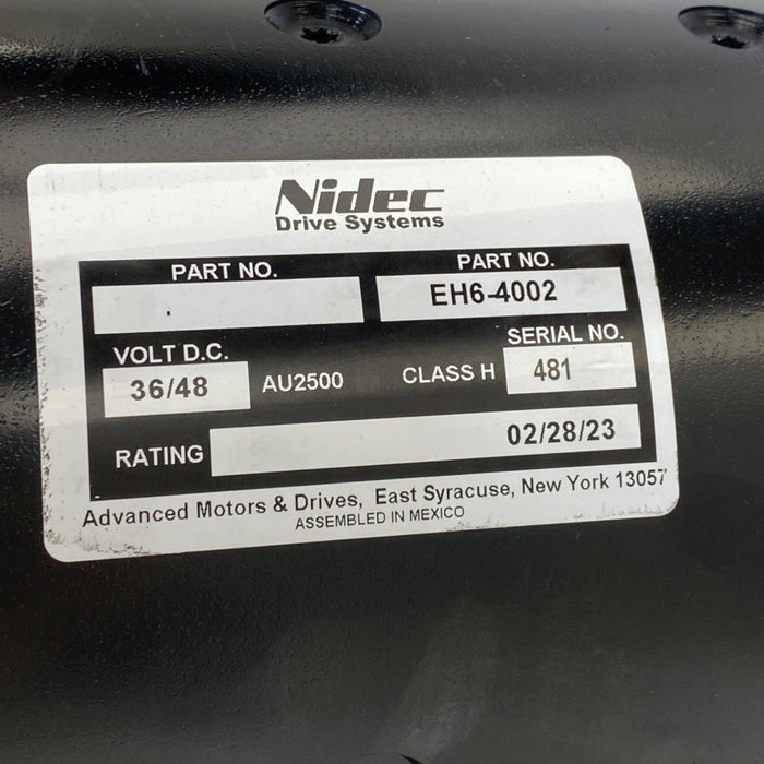 EH6-4002 Genuine Nidec Electric Motor - ADVANCED TRUCK PARTS