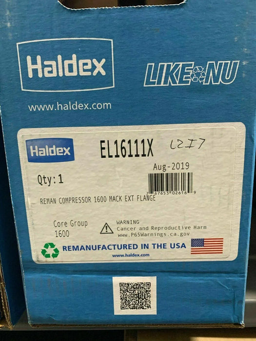 El16111X Genuine Haldex Air Compressor El1600