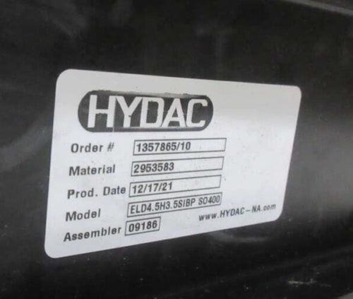 Eld4.5H3.512Sibp Genuine Hydac Eld Cooling System Oil Cooler