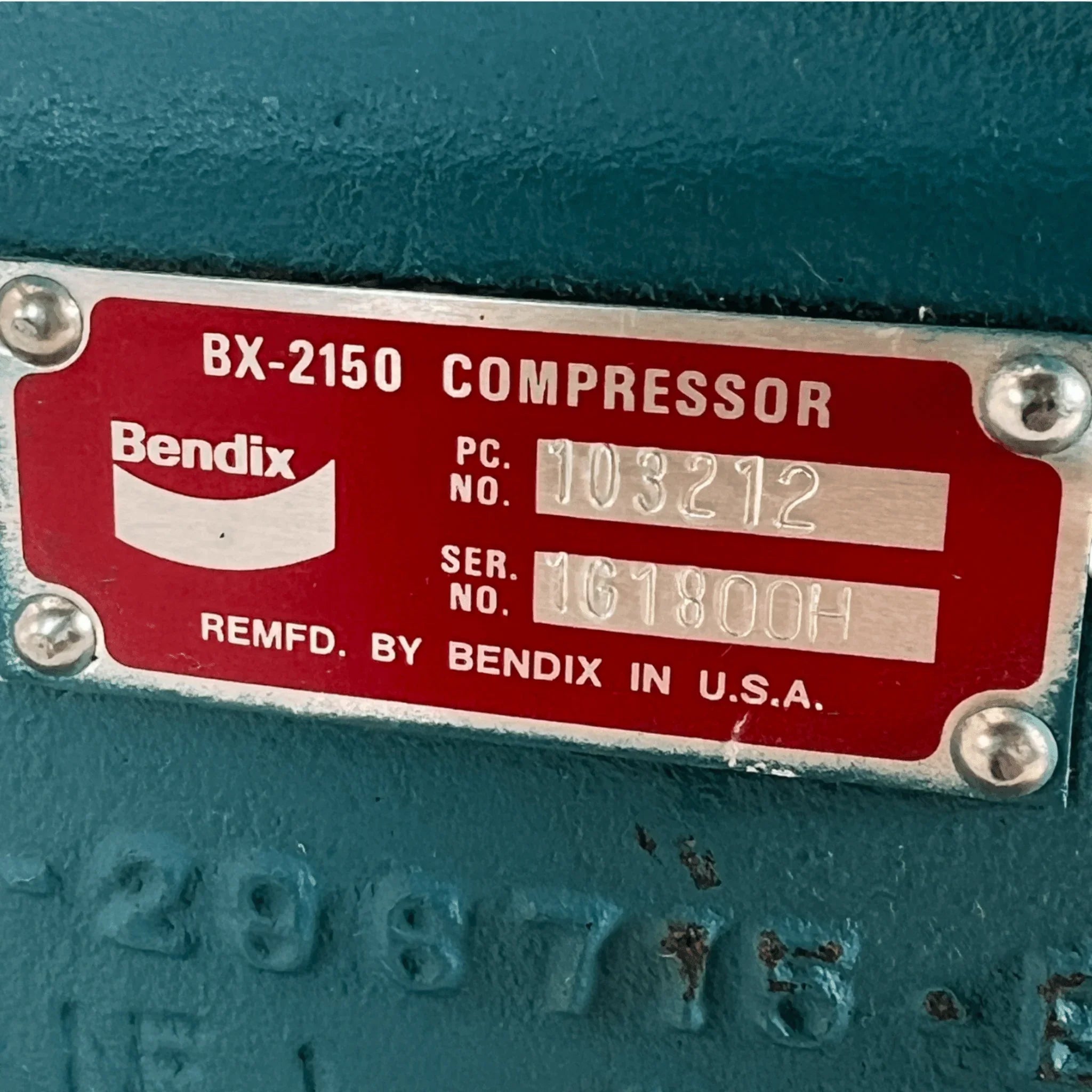 EX103212X Genuine Bendix Air Compressor BX-2150
