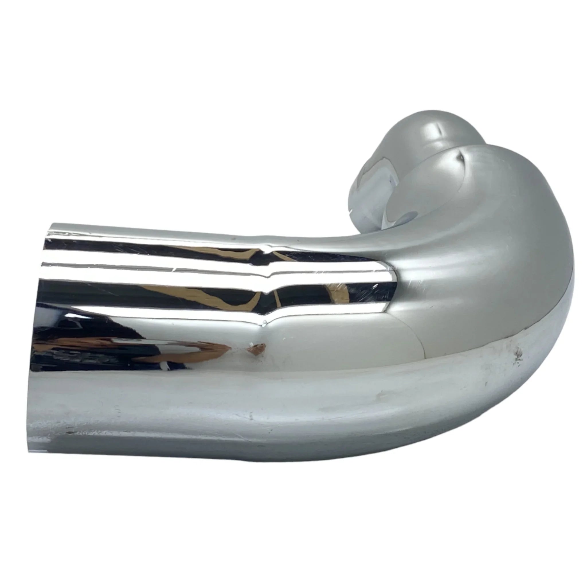 EXE64764L5962 Genuine Kenworth Chrome Left - Over Frame Elbow 6