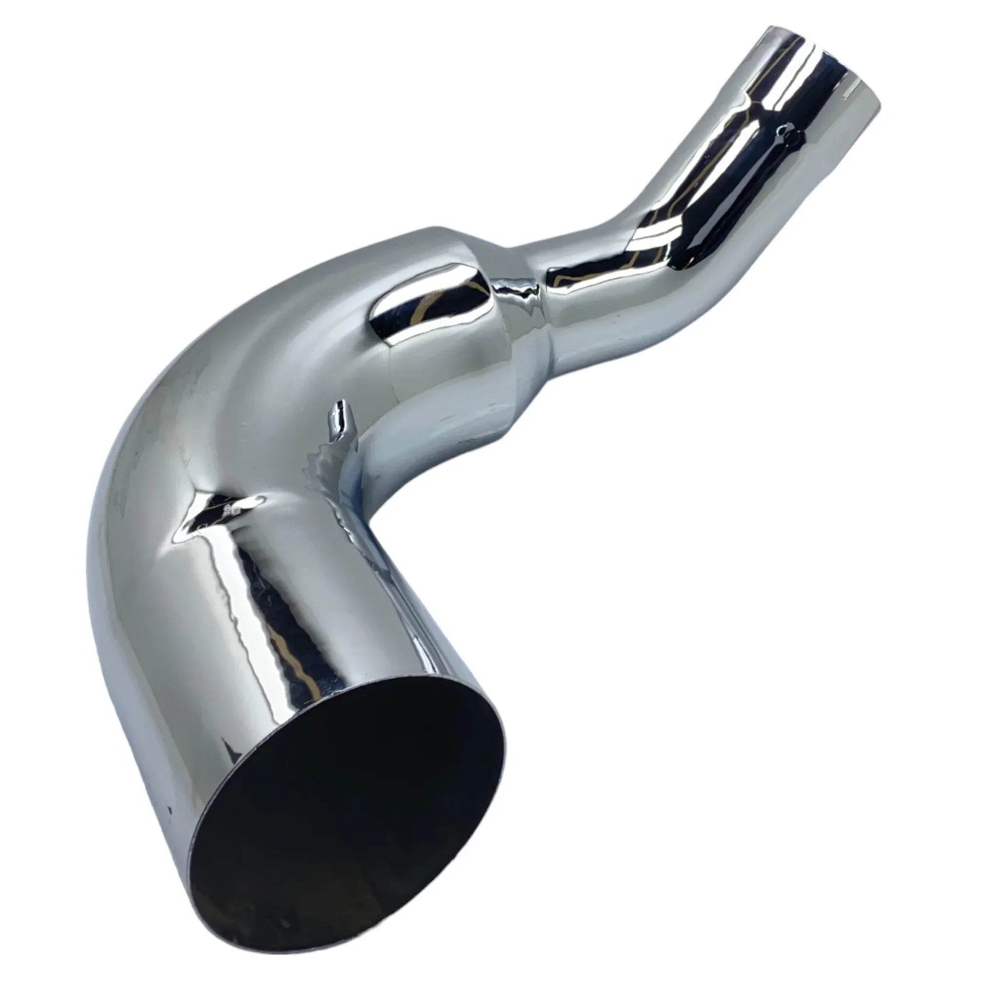 EXE64764L5962 Genuine Kenworth Chrome Left - Over Frame Elbow 6